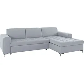 OTTO products Eckcouch Polyester L-Form 266cm Silber