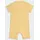 adidas KURZÄRMLIGER GERIPPTER ONESIE, REGULAR - Orange Tint - 104