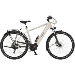 E-Bike FISCHER FAHRRAD "VIATOR 7.0i Herren 55" Gr. 55, grau, E-Bikes, 55, Pedelec, Elektrofahrrad für Damen u. Herren