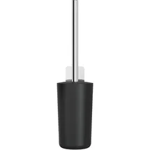 Geesa WC-Bürstengarnitur Topaz Schwarz/Chrom