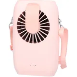 Multifunktionaler Mini-nackenventilator Aus Abs, Tragbar, Mit Usb-ladefunktion, Handlicher Tischventilator