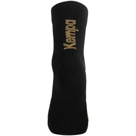 Kempa Logo Classic Sport-Socken Schwarz/Gold 41-45