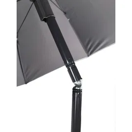 VCM Sonnenschirm Ø 180 cm Schwarz