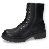 Dockers by Gerli Damen Combat Boots, Frauen Stiefeletten,uebergangsstiefel,schnürstiefel,Stiefel,Bootee,Booties,schwarz,39 EU - 39 EU