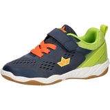 LICO Key VS Hallenturnschuhe, Marine/Lemon/Orange, 39 EU - 39 EU