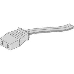 SCHROFF Anschlusskabel mit -stecker - ANSCHLUSSKABEL VENTILATOR