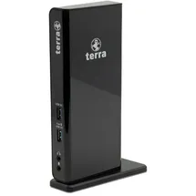 WORTMANN TERRA MOBILE Dockingstation 732 USB-A/C Dual Display inkl.5V/4A Netzteil, USB-A/C Kabel zu Notebooks