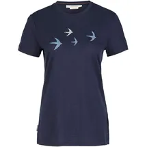 Icebreaker 150 Tech Lite Bird Transit dunkelblau S