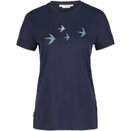 Icebreaker 150 Tech Lite Bird Transit dunkelblau S