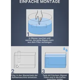 Comedes Wasserfilter Weiß 4 St.