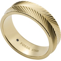 Fossil Fossil, Ring, Edelstahl, gold, 53
