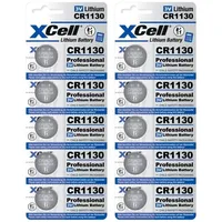 XCell 10x XCell Lithium-Knopfzelle CR1130 (2x 5er-Blister)