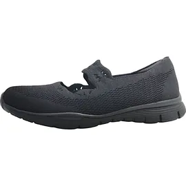 SKECHERS Sportliche Slipper schwarz, 39 EU - Gr.: