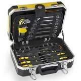 manocraft Werkzeugkoffer 100-tlg. gelb
