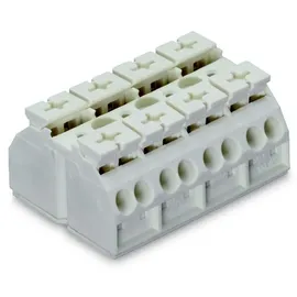 WAGO 862-634 Geräteanschlussklemme Federklemme Weiß