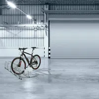 Relaxdays Fahrradständer Boden, für 5 Räder, bis 60 mm