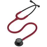 3M Littmann Classic III Stethoskop mit Gratis Gravur und Penlight (Burgund/Black Edition)