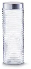 Zeller gerillt Vorratsglas 19773 , Fassungsvermögen: 2000 ml