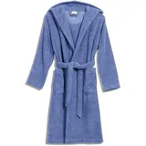 Möve Superwuschel Bademantel mit Kapuze Kids & Teens aus 100% Baumwolle, Größe 140, cornflower