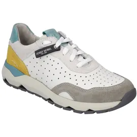 Josef Seibel Damen Low-Top Sneaker Jonah 02,Weite G (Normal),Wechselfußbett,schnürschuhe,schnürer,Plateausohle,grau-Multi,42 EU - 42 EU