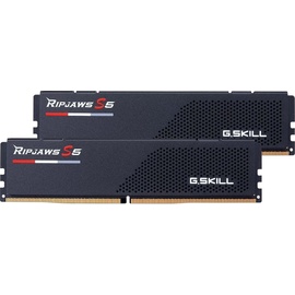 G.Skill Ripjaws S5 schwarz DIMM Kit 64GB, DDR5-6800, CL34-45-45-108, on-die ECC (F5-6800J3445G32GX2-RS5K)