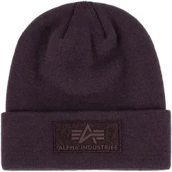 Alpha Industries  Hut Velcro Beanie - Plum  in Violett, Einheitsgrösse