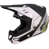 Shot Core Fast Motocross Helm, schwarz-weiss, Größe 2XL