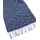 LASCANA Schal LASCANA, Damen, blau (blau, grau), Strick, Kunstfaser, gemustert, Modetücher Schal, Winterschal, Damenschal, Modeschal, Fransenschal VEGAN