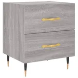 vidaXL Nachttisch Grau Sonoma 40x35x47,5 cm Holzwerkstoff Modell 15