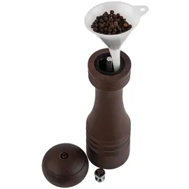 APS Pfeffermühle aus Buchenholz, Keramikmahlwerk, Ø 5,5 cm, Höhe 15,5 cm
