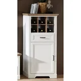 Stella Trading Highboard 66 x 136 x 42 cm Pinie hell / Artisan Eiche