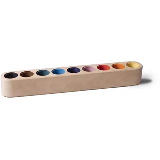 Ehrenkind® Buntstifthalter aus Massivholz FSC® zertifiziert nach Montessori | Schreibtisch Organizer | Stiftehalter Schreibtisch Kinder | Stiftehalter Holz | Stifte Organizer