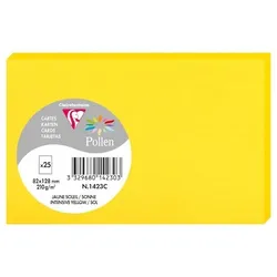 Pollen 250x Pollen, Karten 82x128 mm, 210g - Sonne 1423C