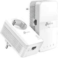 TP-LINK Technologies TP-Link AV1000 AC1200 Gigabit-WLAN Passthrough Powerline Extender Kit, 2er-Bundle (TL-WPA7619 KIT)