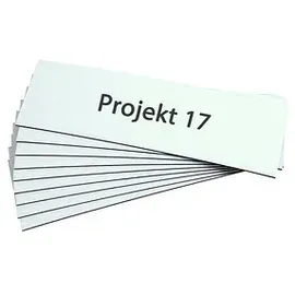 Eichner Magnetschilder 75 x 20 mm Weiß