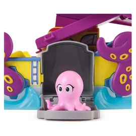 Paw Patrol Pup Squad Oktopus Spielset mit Rennstrecke, Rampe und Baby-Tintenfisch