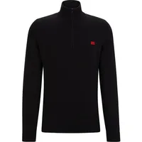 Hugo San Quintus C Halbzippullover - Black - S
