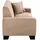 A.Z. Iwaniccy Couch Webstoff 3-Sitzer Beige