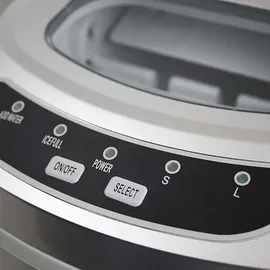 mspoint Eiswürfelmaschine Eiswürfelbereiter Eiswürfel Ice Maker Eis Maschine Icemaker Dunkelgrau