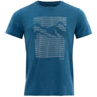 Devold Of Norway Havtåka Merino 150 Kurzarm-t-shirt - Blue Melange - S