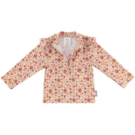 Sterntaler Badeshirt langarm mit UV-Schutz Blumen natur – mehrfarbig, 110