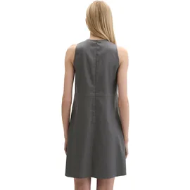 Marc O'Polo "aus Viskose-Leinen-Stretch", Damen, Gr. 46, Normalgrößen, oxide grau, Obermaterial: 53% Leinen, 45% Viskose, 2% Elasthan, unifarben, regular fit wadenlang, Rundhals, Kleider Midikleid