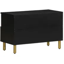 vidaXL TV-Schrank Lowboard 70x33x46 cm Schwarz Holzwerkstoff
