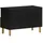 vidaXL TV-Schrank Lowboard 70x33x46 cm Schwarz Holzwerkstoff