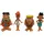 Comansi Familie Feuerstein Figuren 6cm (4er Set)