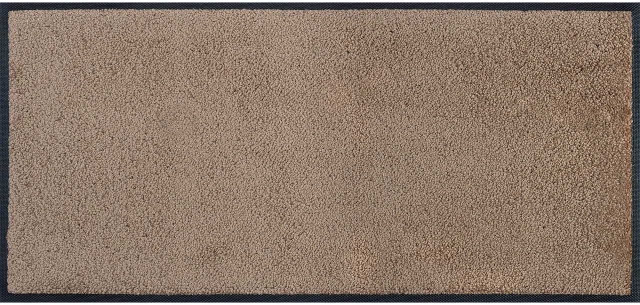 WASH + DRY Schuhablagematte Fußmatte 35 x 75 cm Monocolour ORIGINAL Taupe
