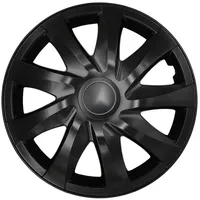 NRM Radkappen Draco, 16 in Zoll, Radkappen 16 Zoll 4er Set schwarz