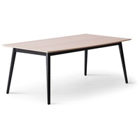 Hammel Furniture Esstisch »Meza Designtisch mit Auszugsfunktion und 2 Einlegeplatten«, bootsförmige Tischplatte MDF, Massivholzgestell, in zwei Breiten
