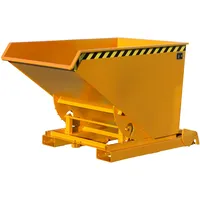 Bauer Südlohn Kippbehälter Stahl 1200 mm Gelborange