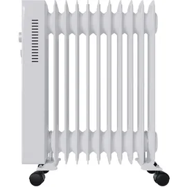 Tronitechnik Ölradiator TT OR 211 Weiß 11 Rippen 2500 Watt Drei Heizstufen